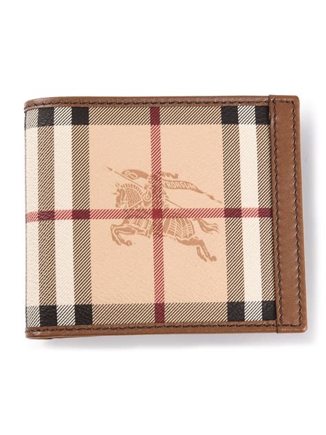 burberry london leather money clip card wallet|Burberry haymarket check wallet.